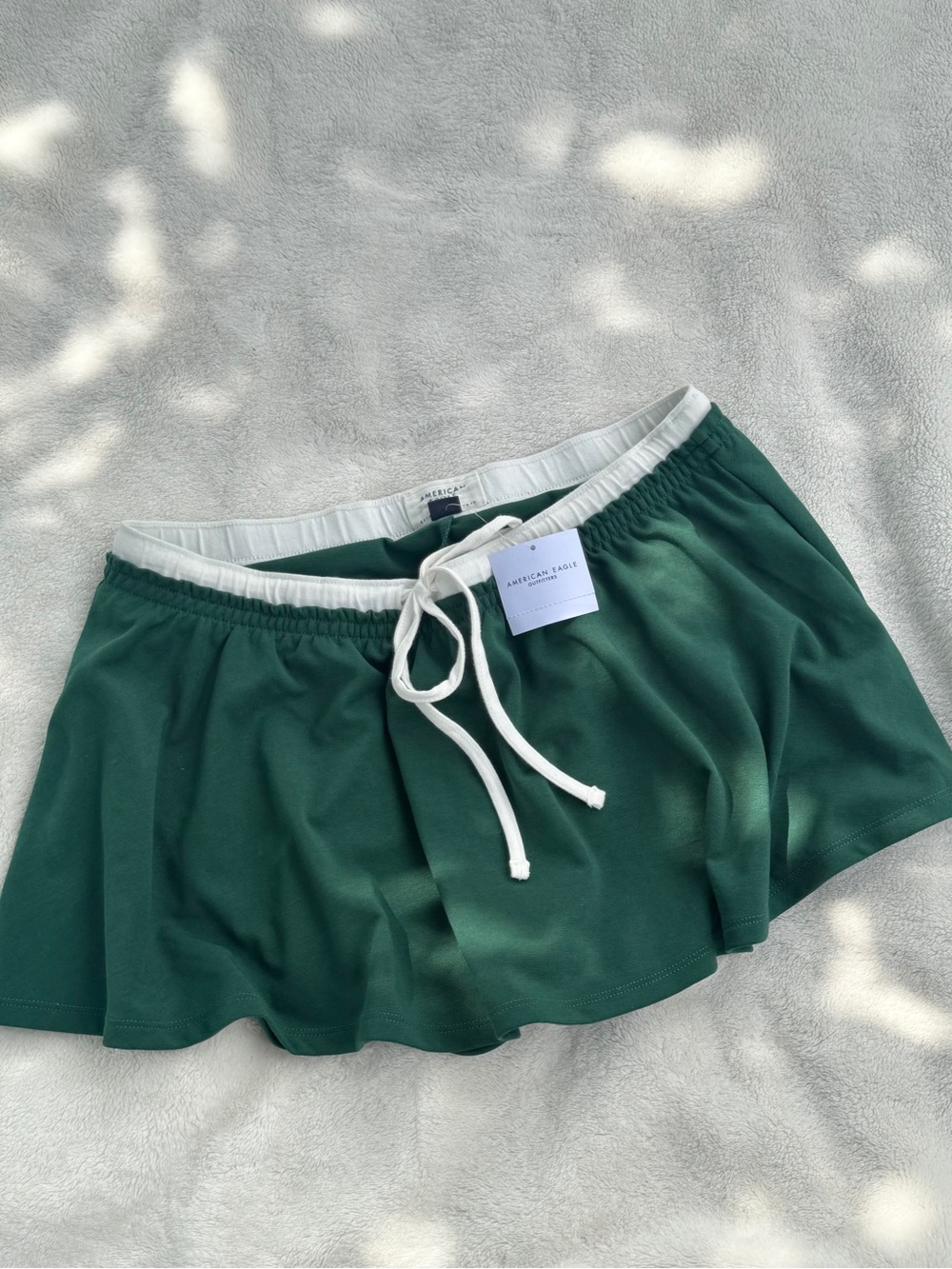 NWT American Eagle Mini Skort Green | Drawstring | Medium